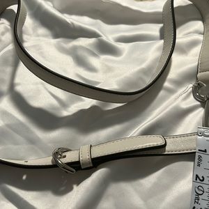 Off white purse strap adjustable